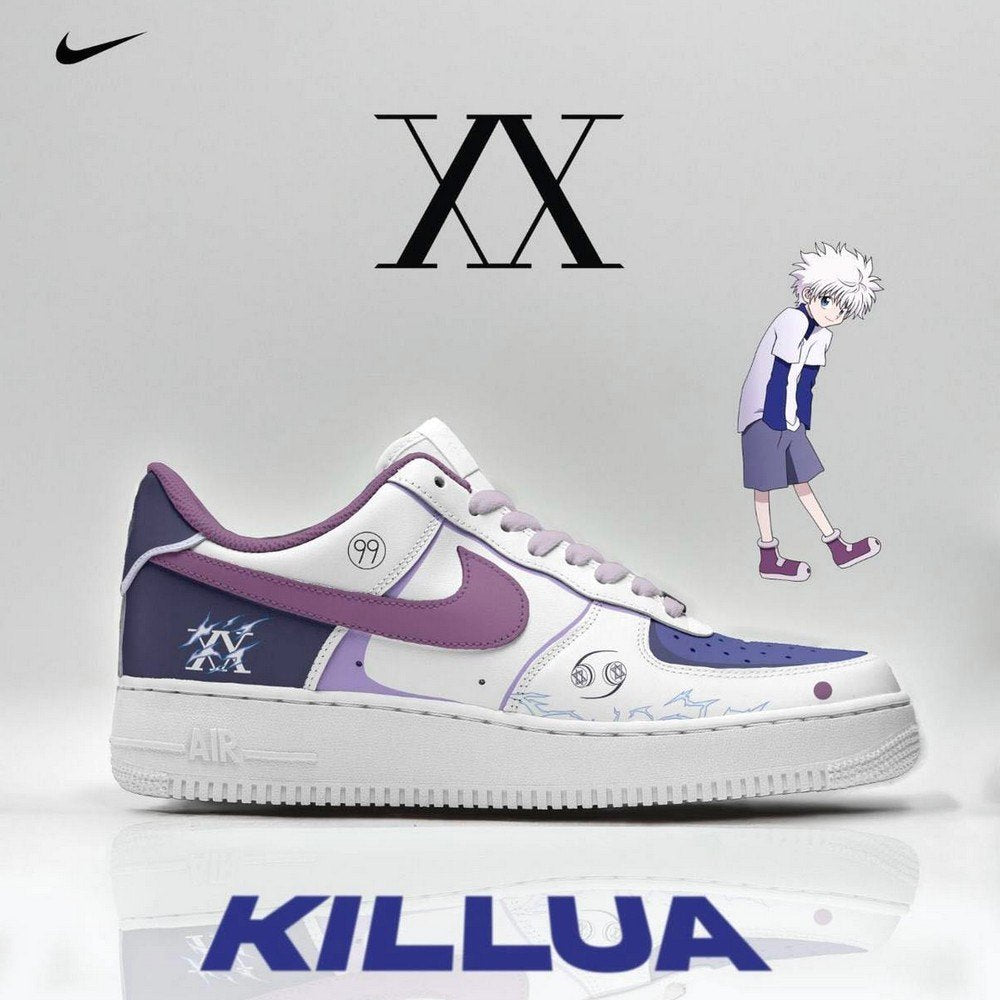 Killua Zoldyck Hunter X Hunter AF1 Shoes