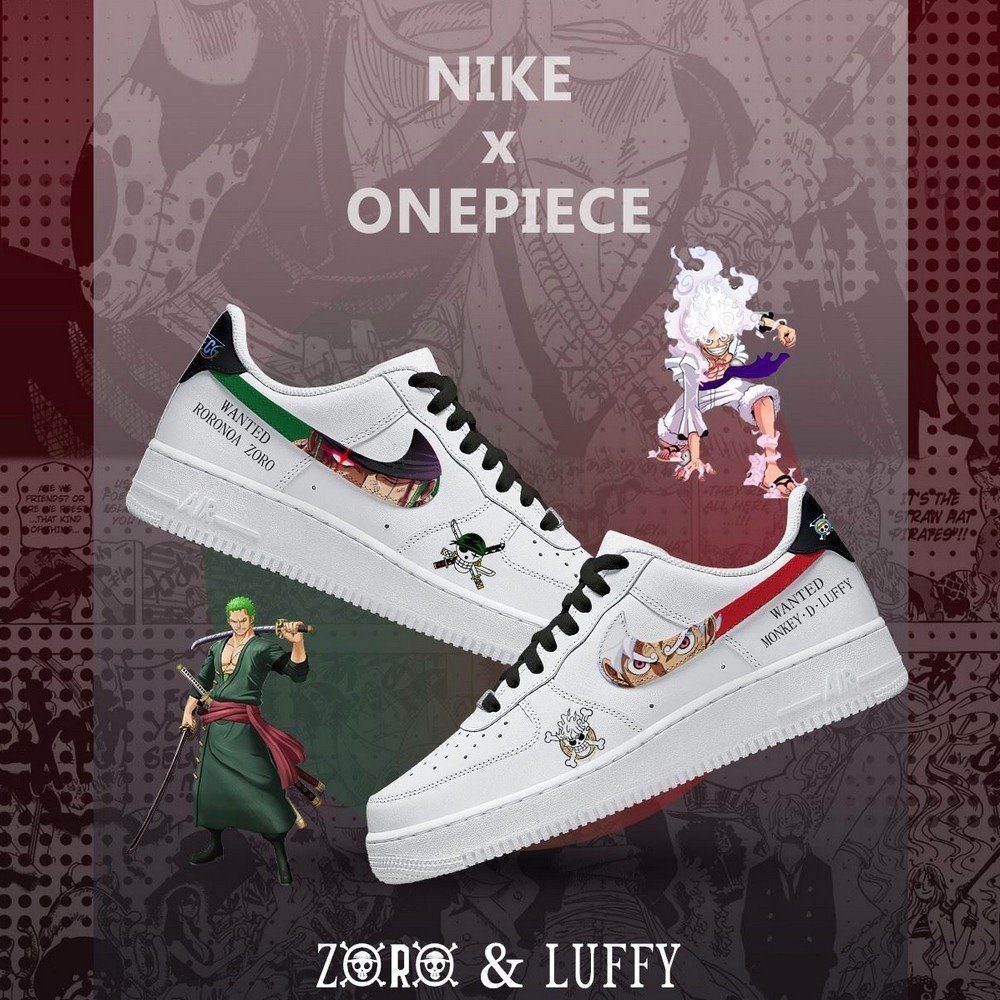 Luffy vs Zoro One Piece Limited Low Top Shoes