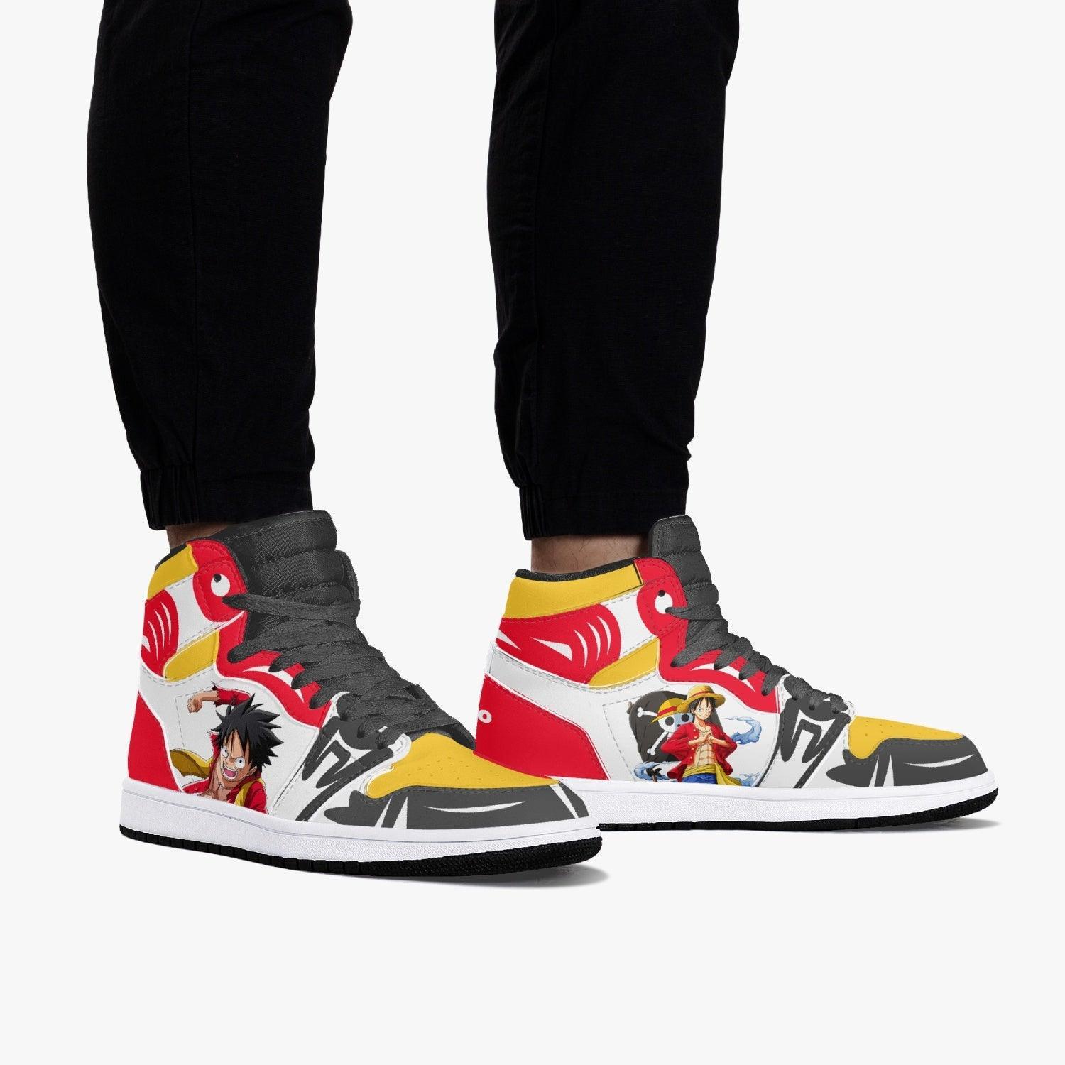 One Piece Luffy AJ1 High Top Shoes