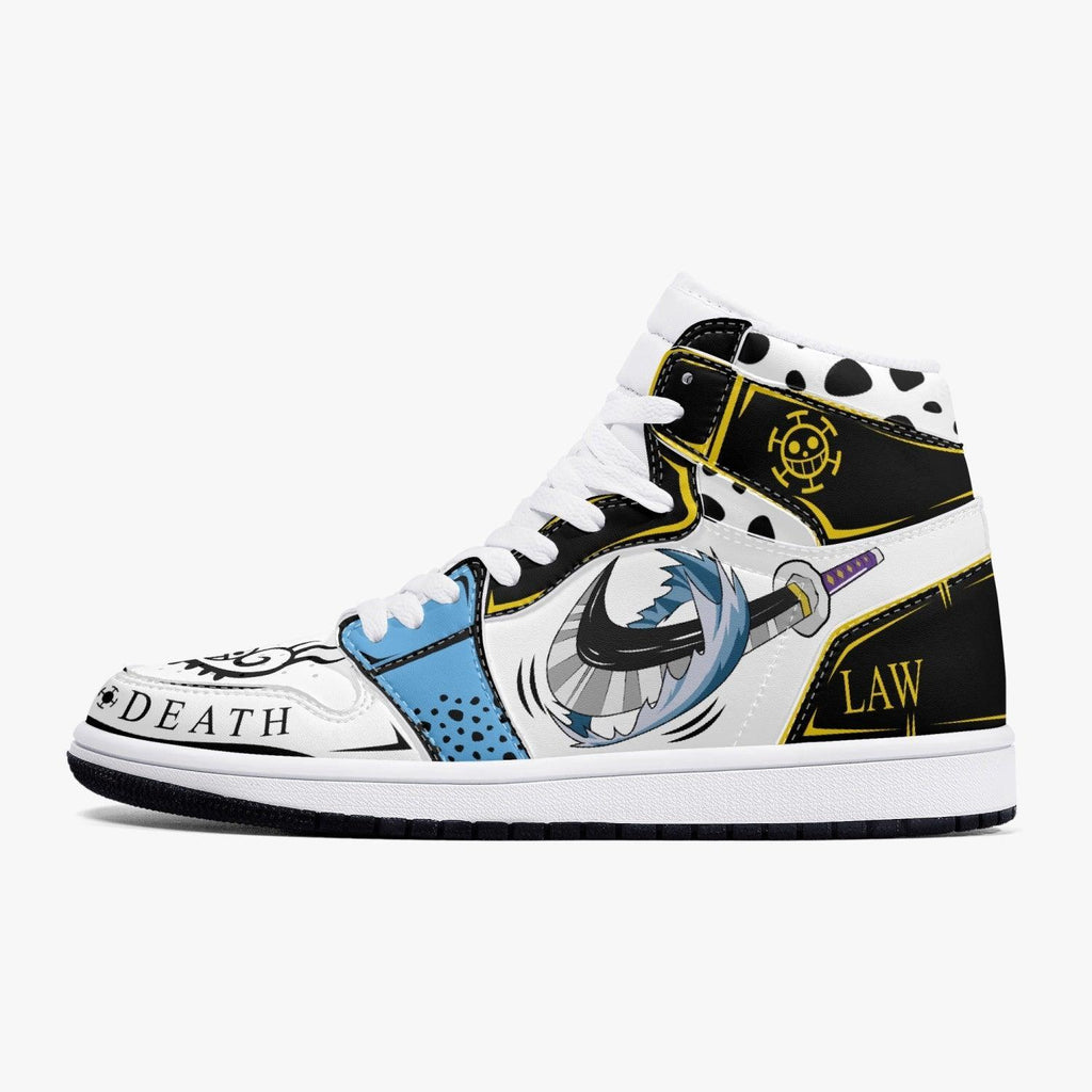 One Piece Trafalgar D Water Law AJ1 High Top Shoes
