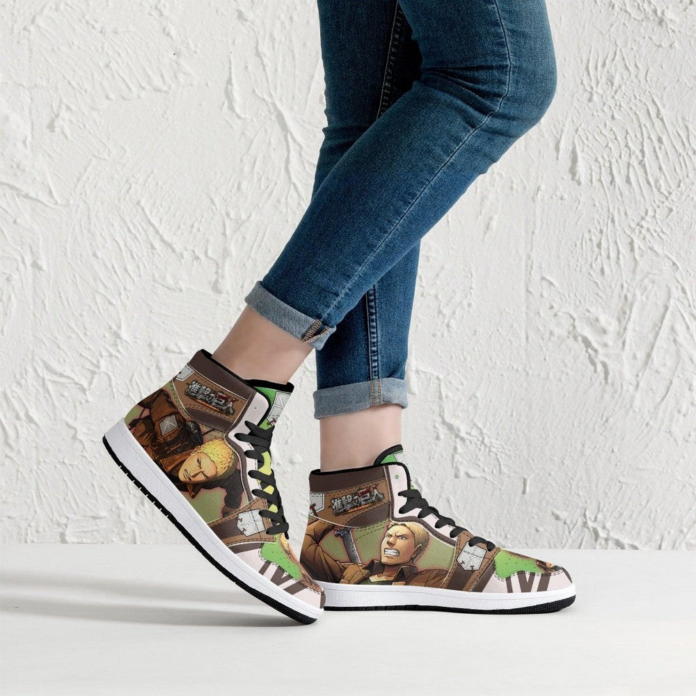 Reiner Braun Shingeki no Kyojin JD1 High Top Shoes