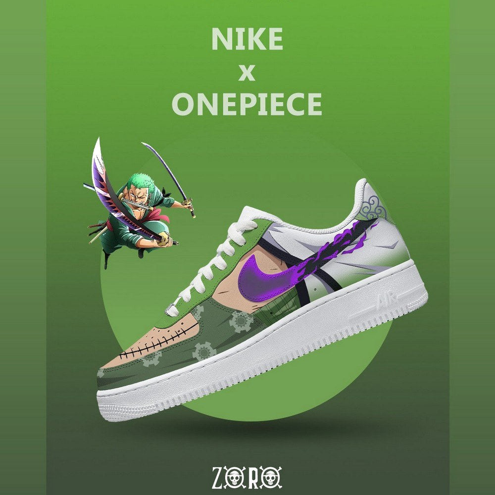 Roronoa Zoro V.1 One Piece Limited Low Top Shoes