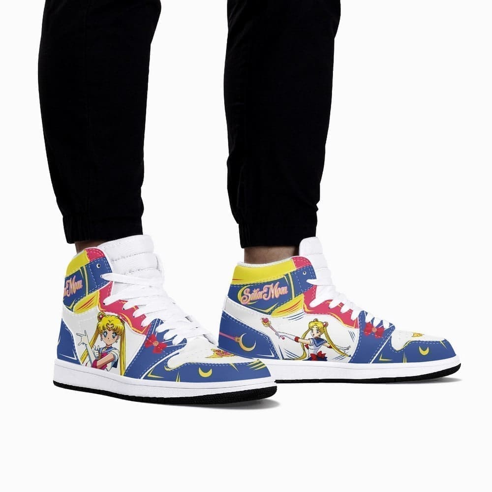 Embrace the Magic with Sailor Moon Air Jordan 1 High Top Shoes