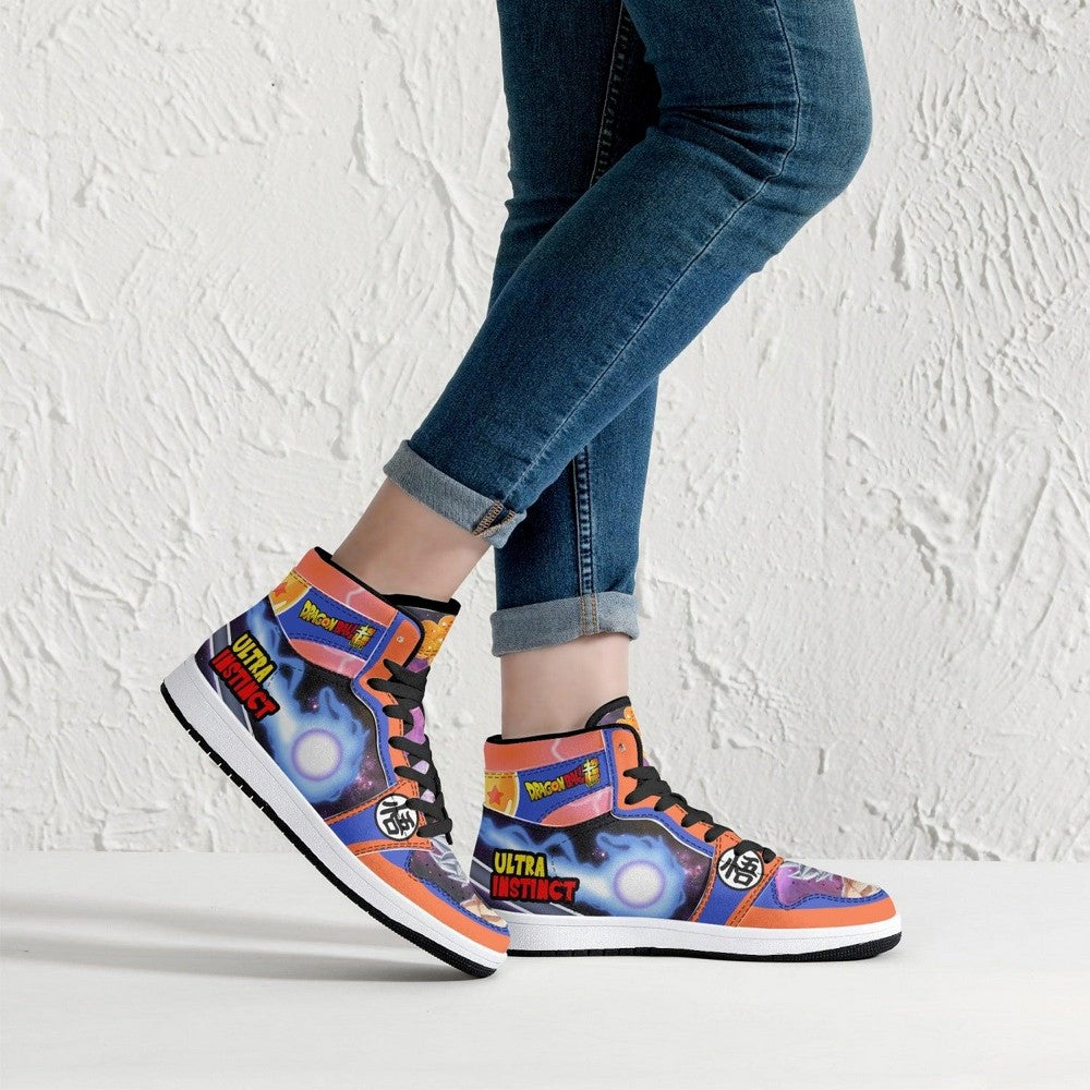 Ultra Instinct Goku Dragon Ball Super JD1 High Top Shoes