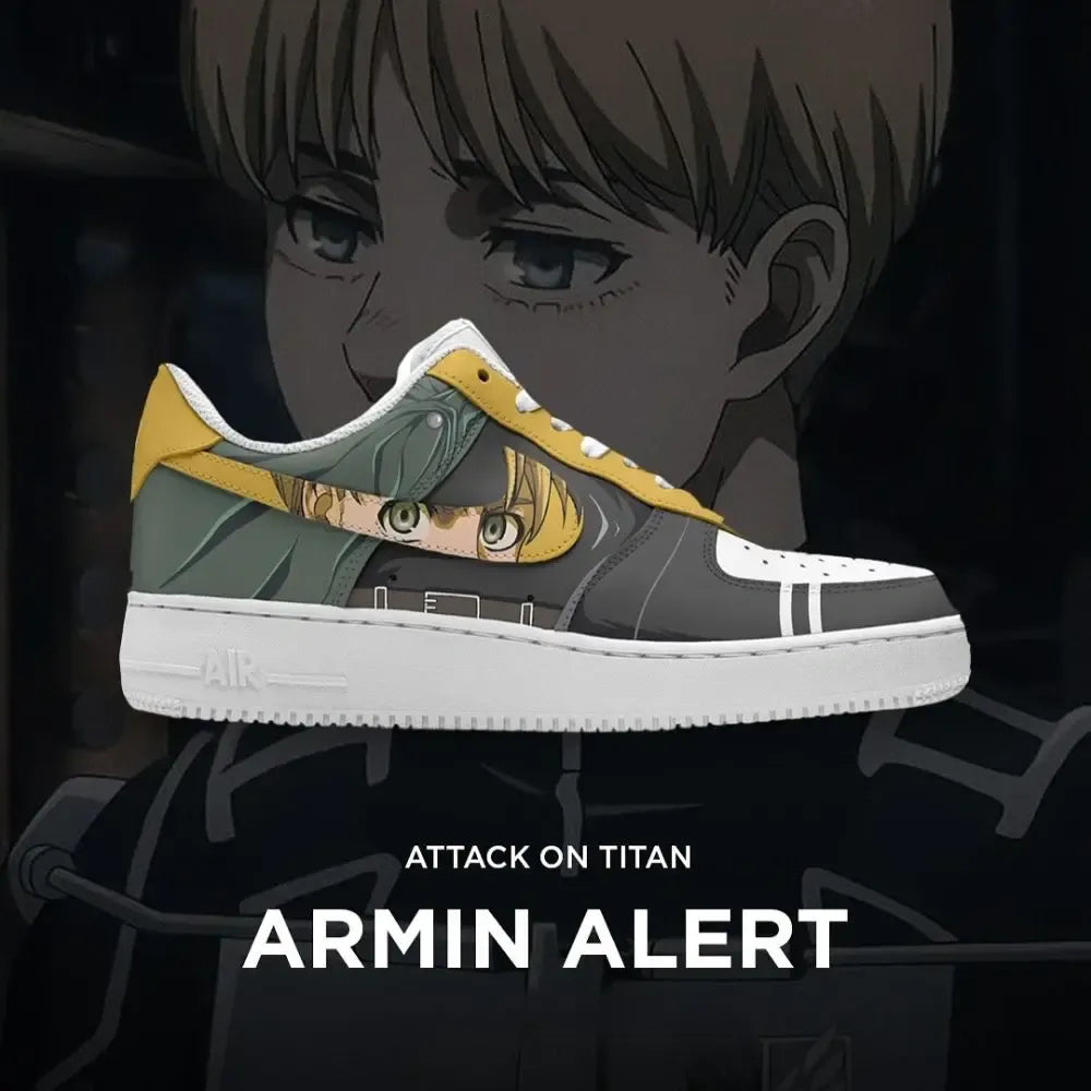 Armin Alert Attack on Titan Edition Low Top Shoes