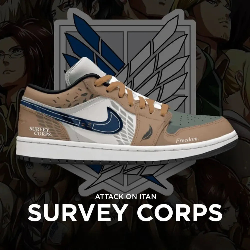 Survey Corps Attack on Titan Edition Low Top Shoes