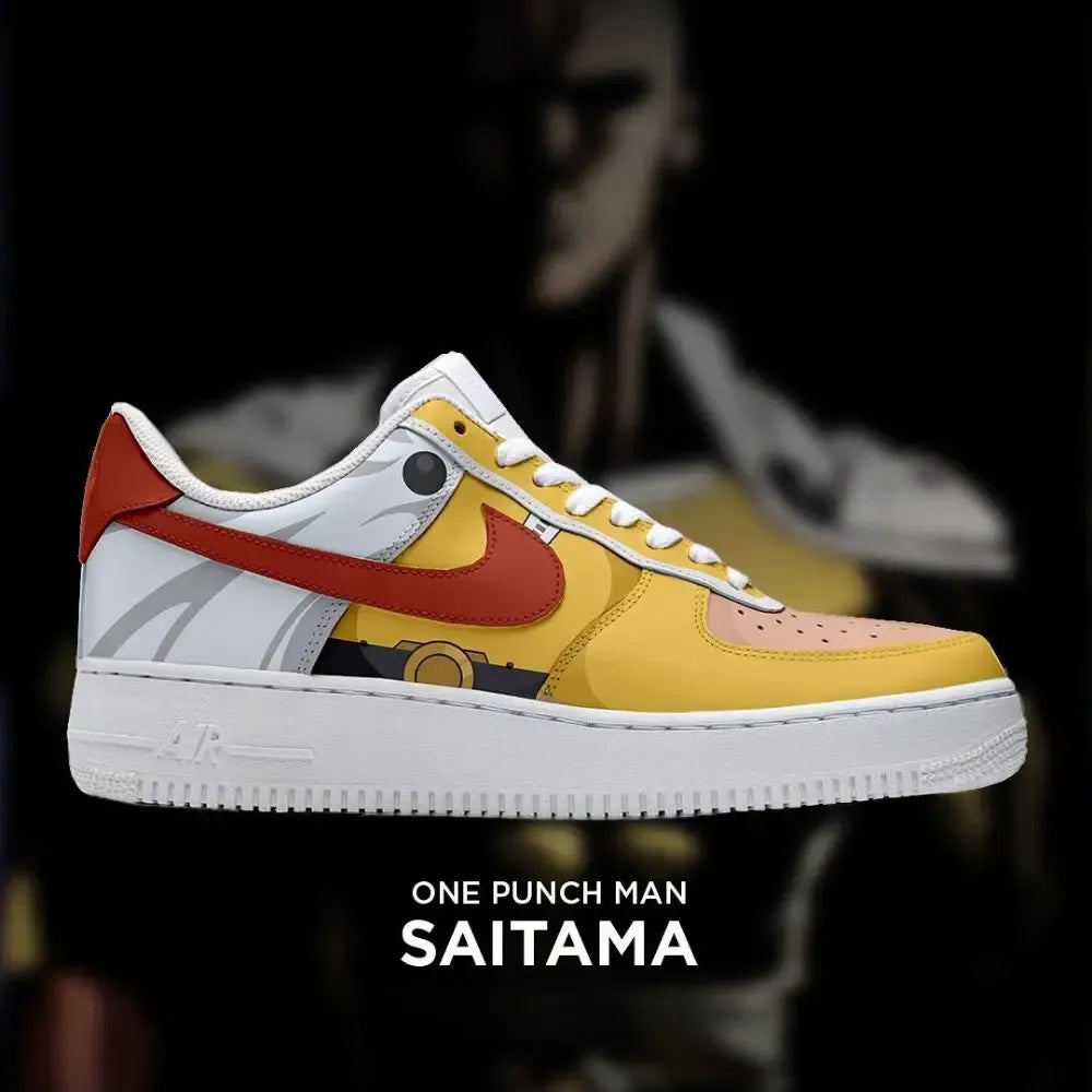 Saitama One Punch Man Low Top Shoes