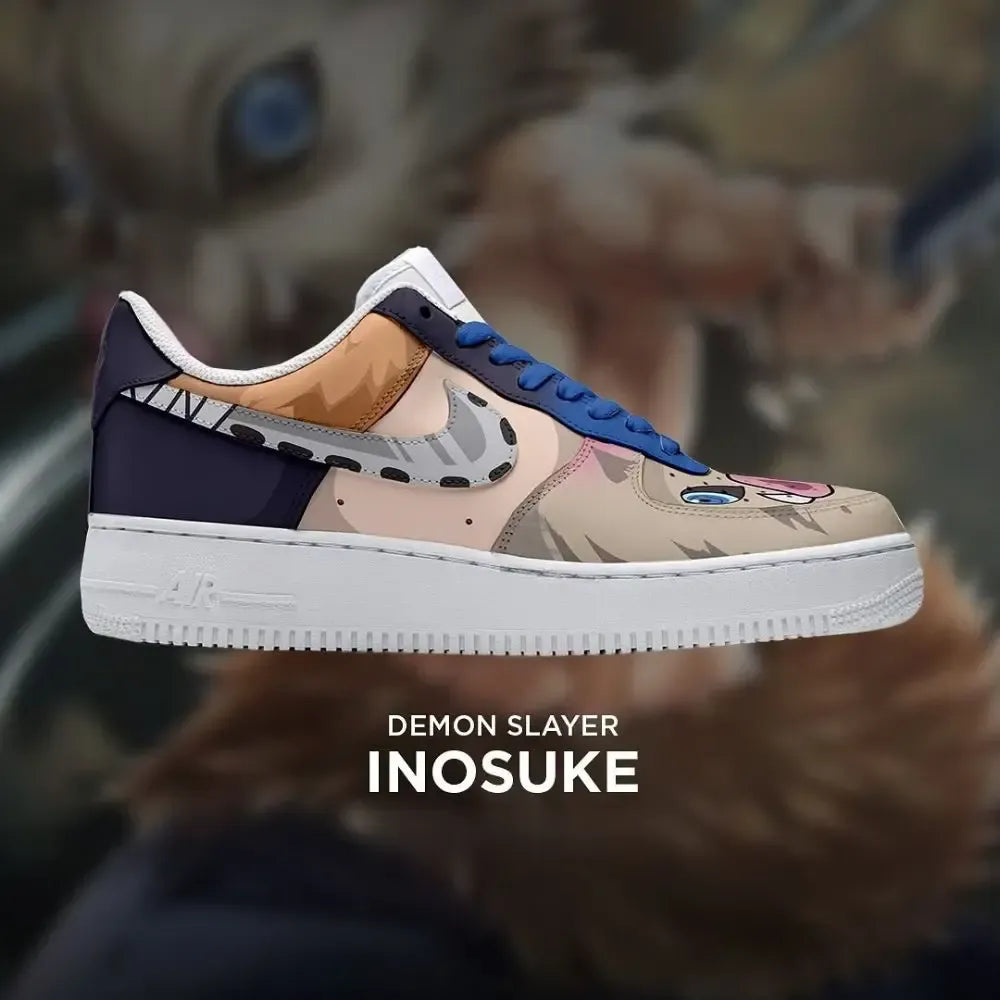 Inosuke Hashira Demon Slayer Low Top Shoes