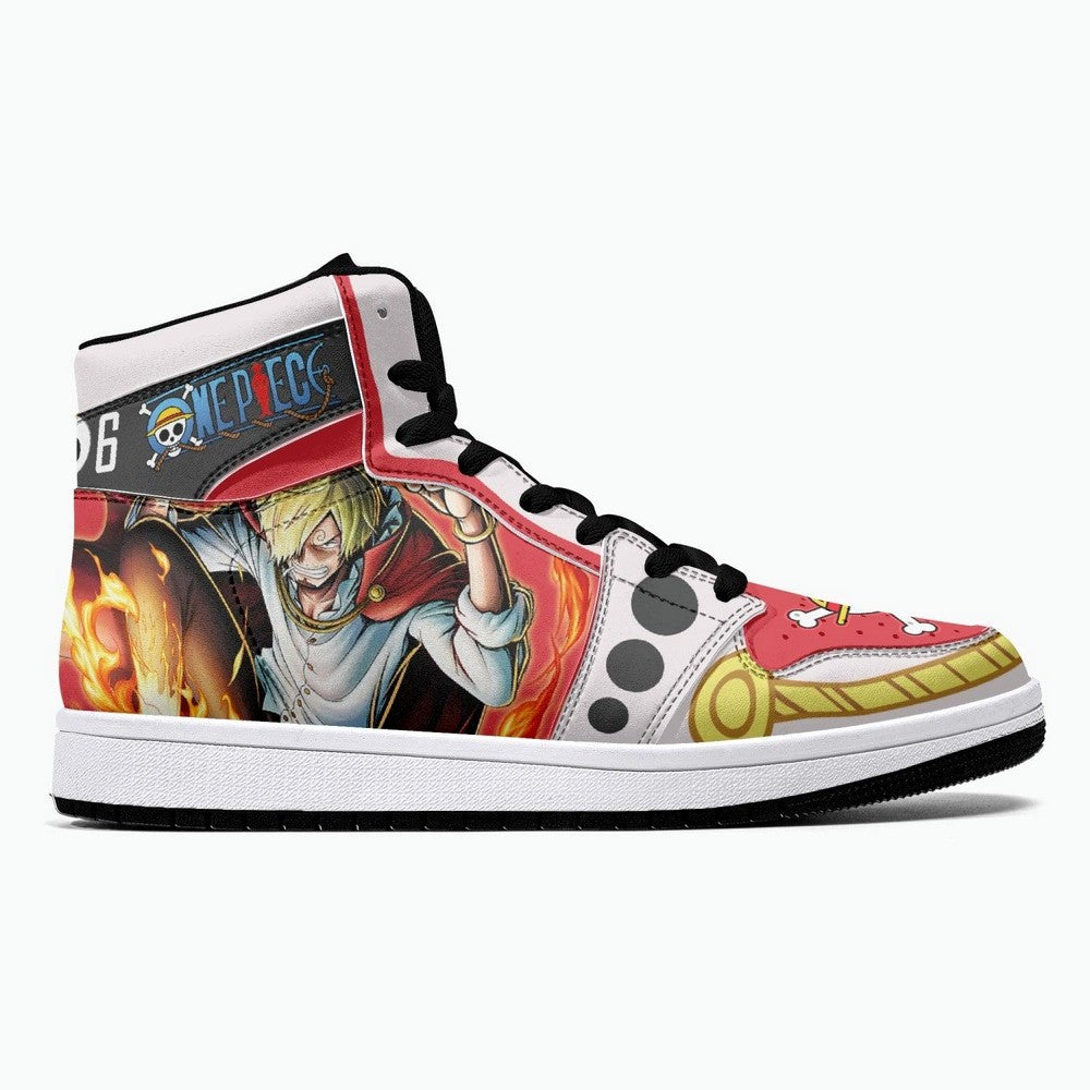 Vinsmoke Sanji Whole Cake Island One Piece JD1 High Top Shoes